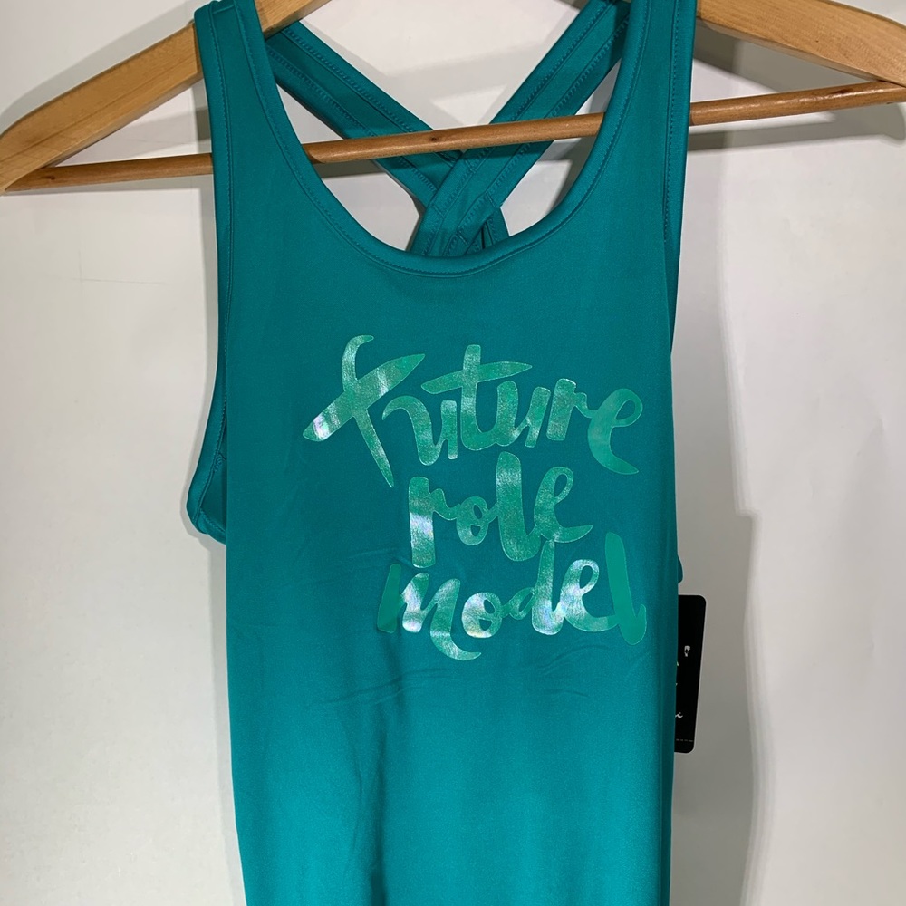Champion-Girls Athletic Performance Tank - Green